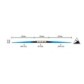 6-Channel Cable Protector ø 25x34 mm – with PRM Ramp