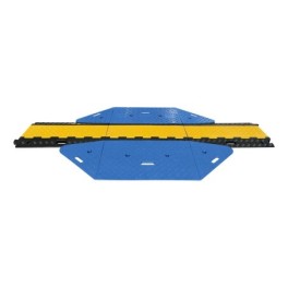 Wheelchair-accessible end caps for CP1071 cable protector