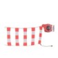 Retractable barrier reel with signaling belt