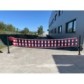 Retractable barrier reel with signaling belt