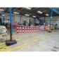 Delineation trolley with retractable signaling reel