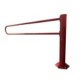 Swing gate on base plate