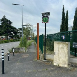 Radar speed display sign