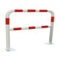 Safety barrier with steel rounded edges