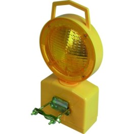Lampe de chantier clignotante solaire à led