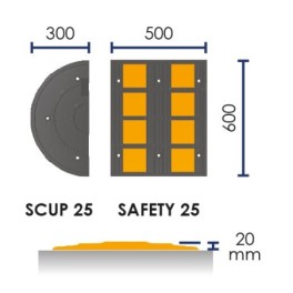 Coussin de ralentissement série safety