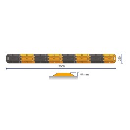 Ralentisseur pliable et transportable