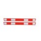 Barrière pour poteau de balisage acier - lot de 2