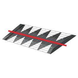 Cable pass for road crossings - 100 mm