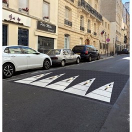4-meter speed bump