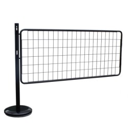 Extension kit of 1 steel post