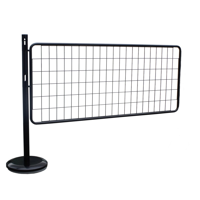 Extension kit of 1 steel post