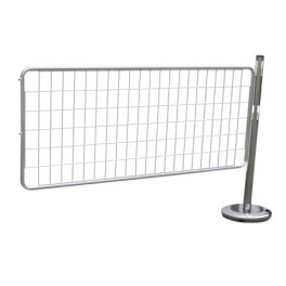Extension kit of 1 steel post