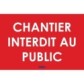Panneau d'affichage chantier