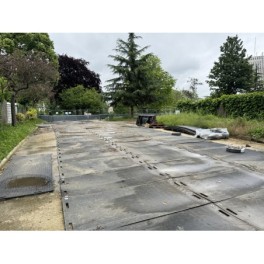 Temporary road plate  2.4 m 80 T