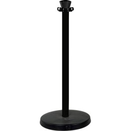 Plastic bollard with heavy base