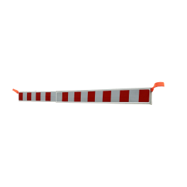 Barrière extensible avec colliers