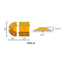 Modular speed bump