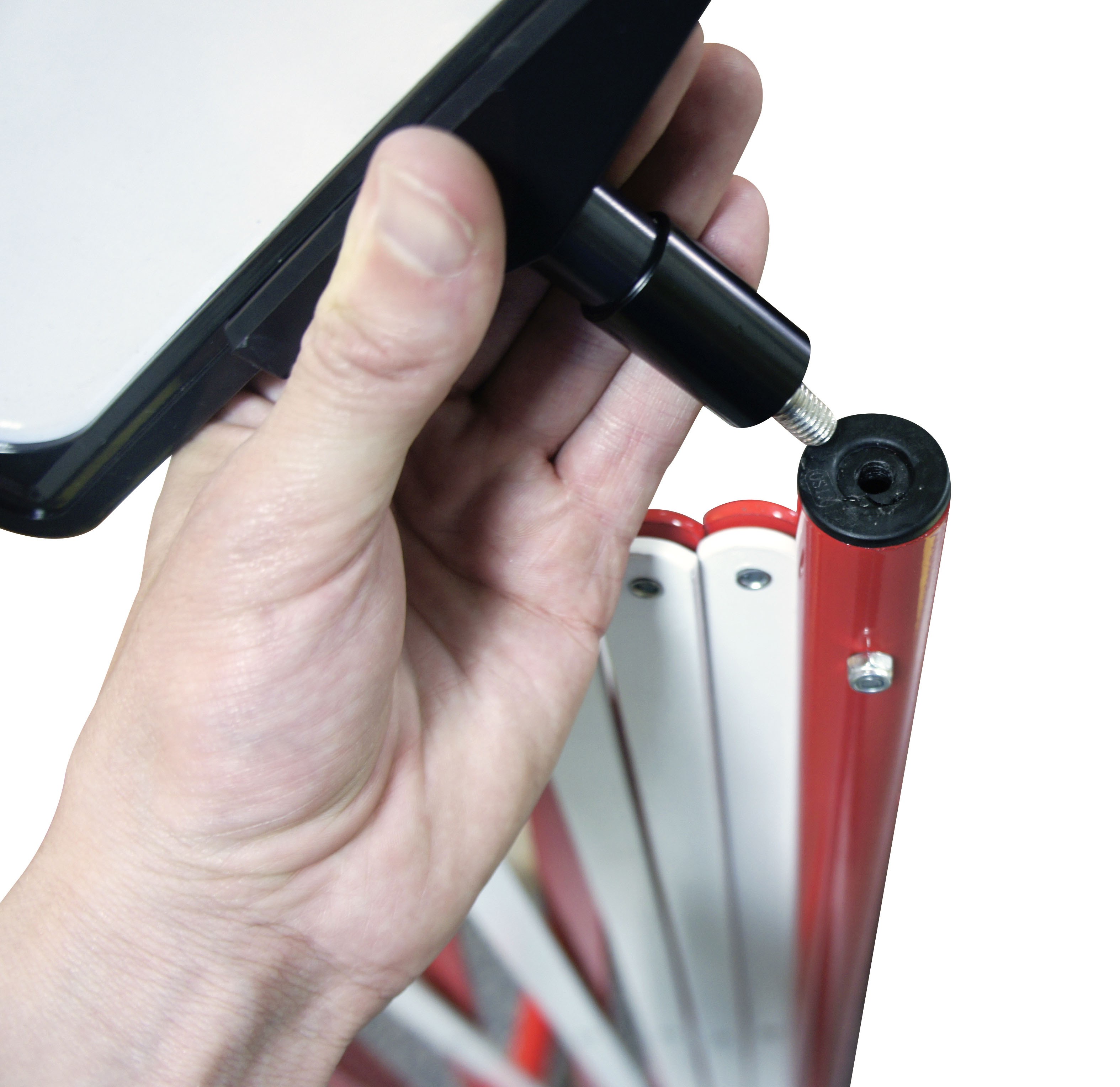 Barrière extensible acier 2,30 m