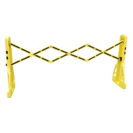 Extendable plastic safety barrier - 2,4 M