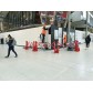 Extendable plastic safety barrier - 2,4 M