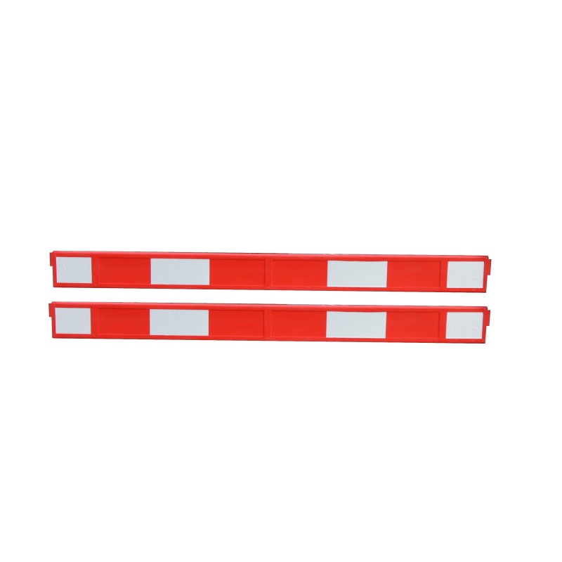 Set of 2 Steel Bollard Barriers for Marking