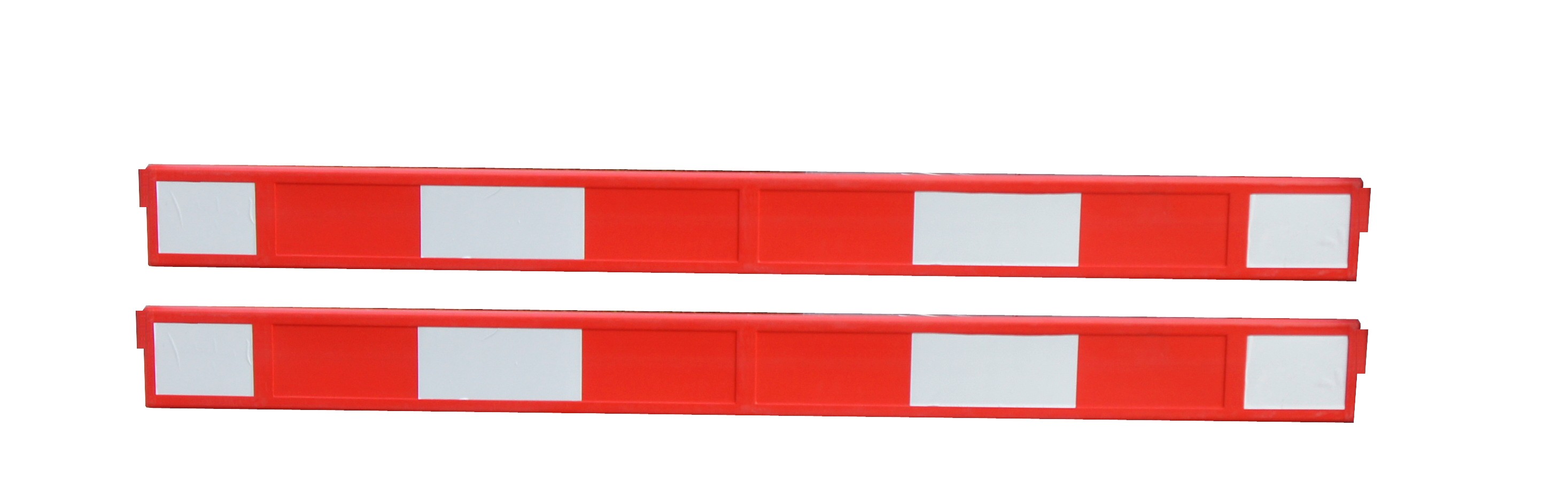 Set of 2 Steel Bollard Barriers for Marking