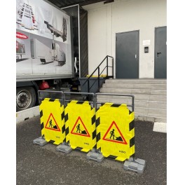 PVC intervention barrier base