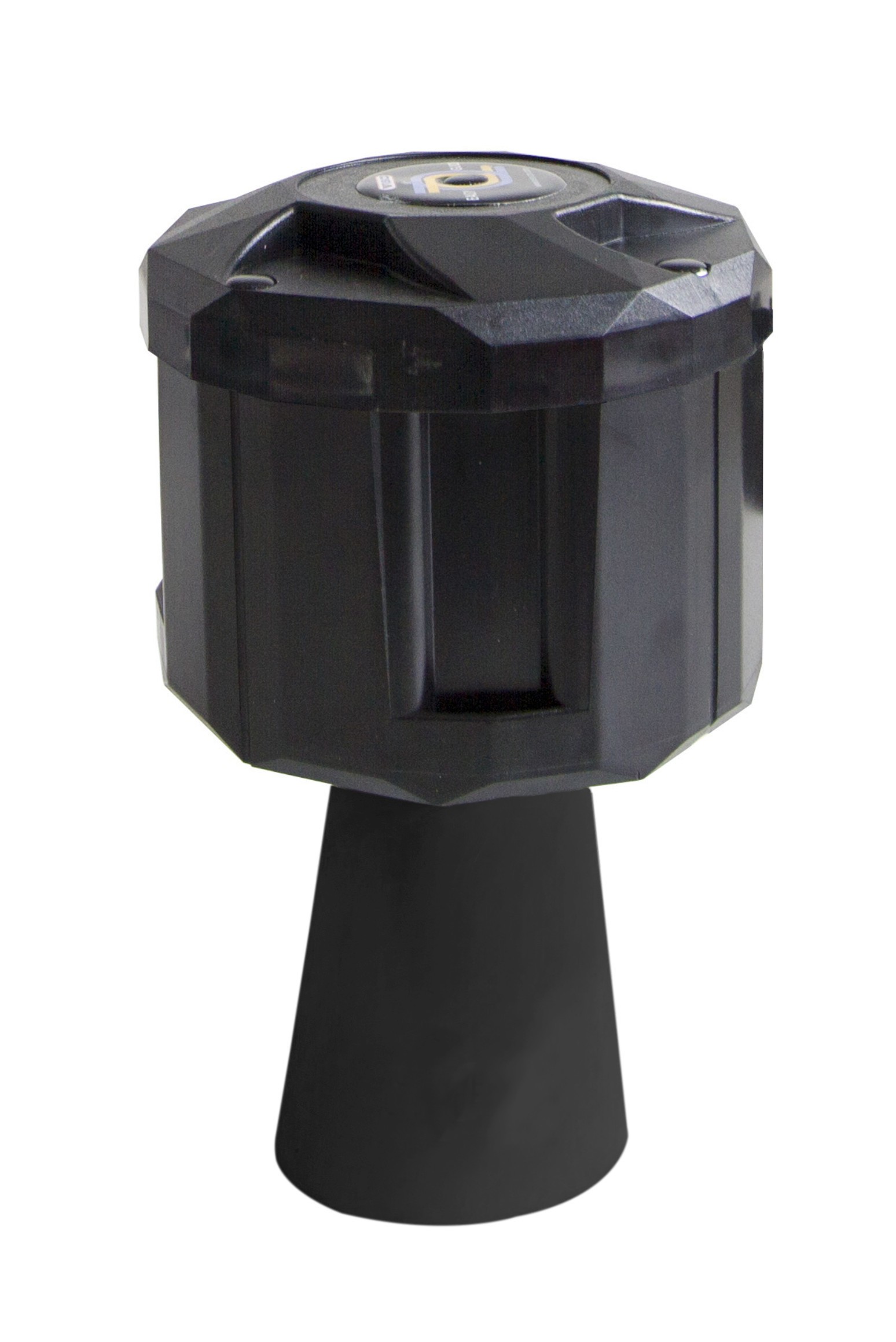 Reel strap receiver unit with cone adapter