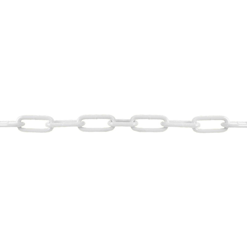 Straight welded long-link chain