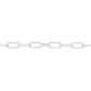 Straight welded long-link chain