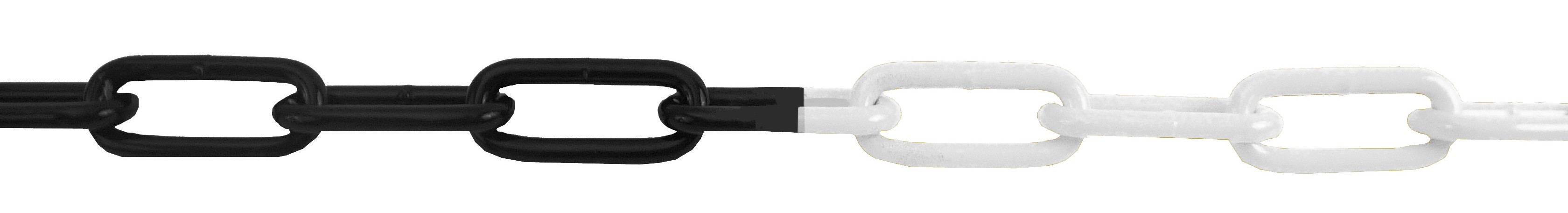 Straight welded chain with long links