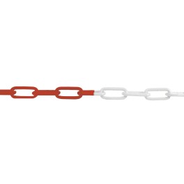 Straight welded long-link chain
