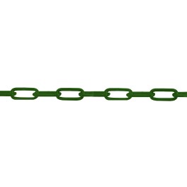 Straight welded long-link chain