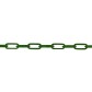 Straight welded long-link chain