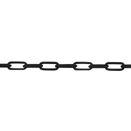 Straight welded long-link chain