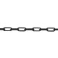 Straight welded long-link chain