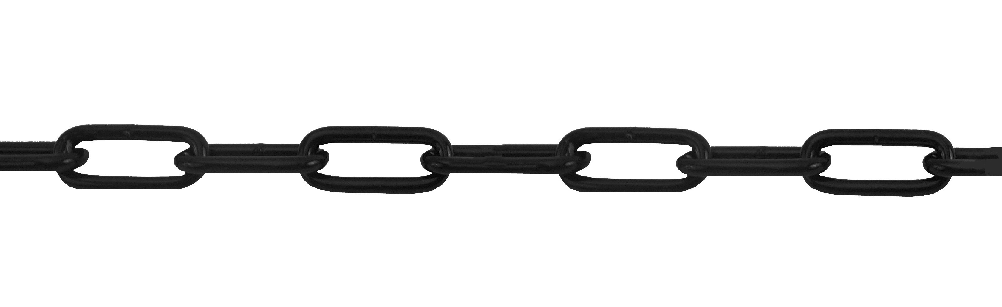 Straight welded chain with long links