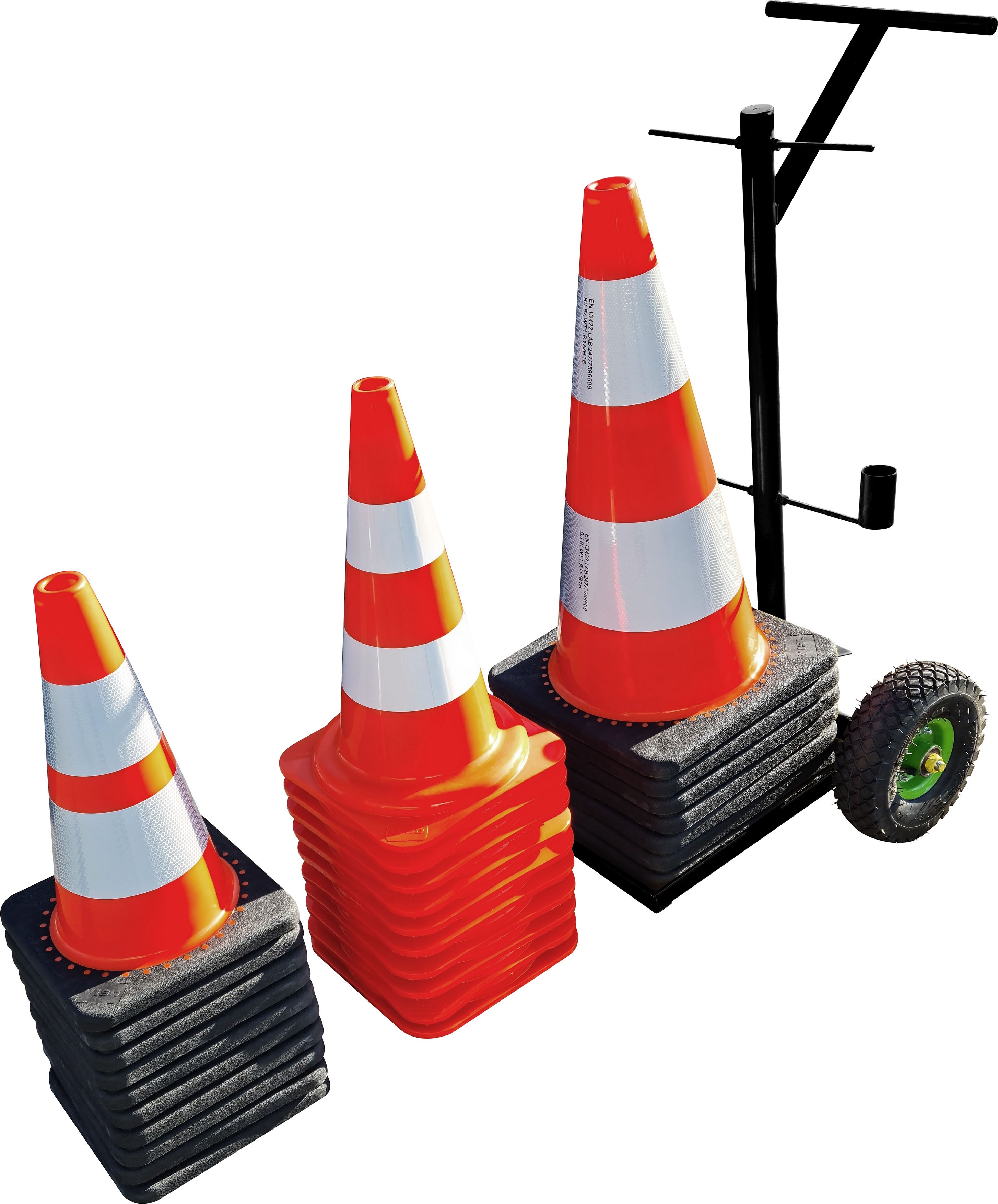 Cone transport trolley