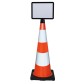 91 cm cone with A4 information panel - Viso