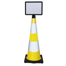 90 cm cone with A4 information panel