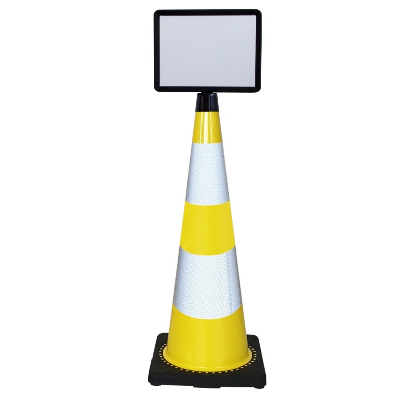 90 cm cone with A4 information panel