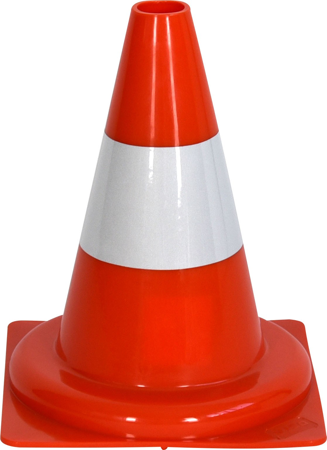 Marking cone with reflective band