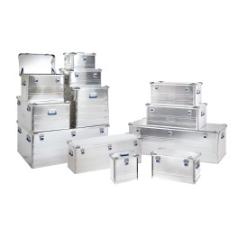 Aluminium crate with corners - 29L to 425L - Viso