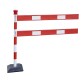 ABS bollard kit with barrier