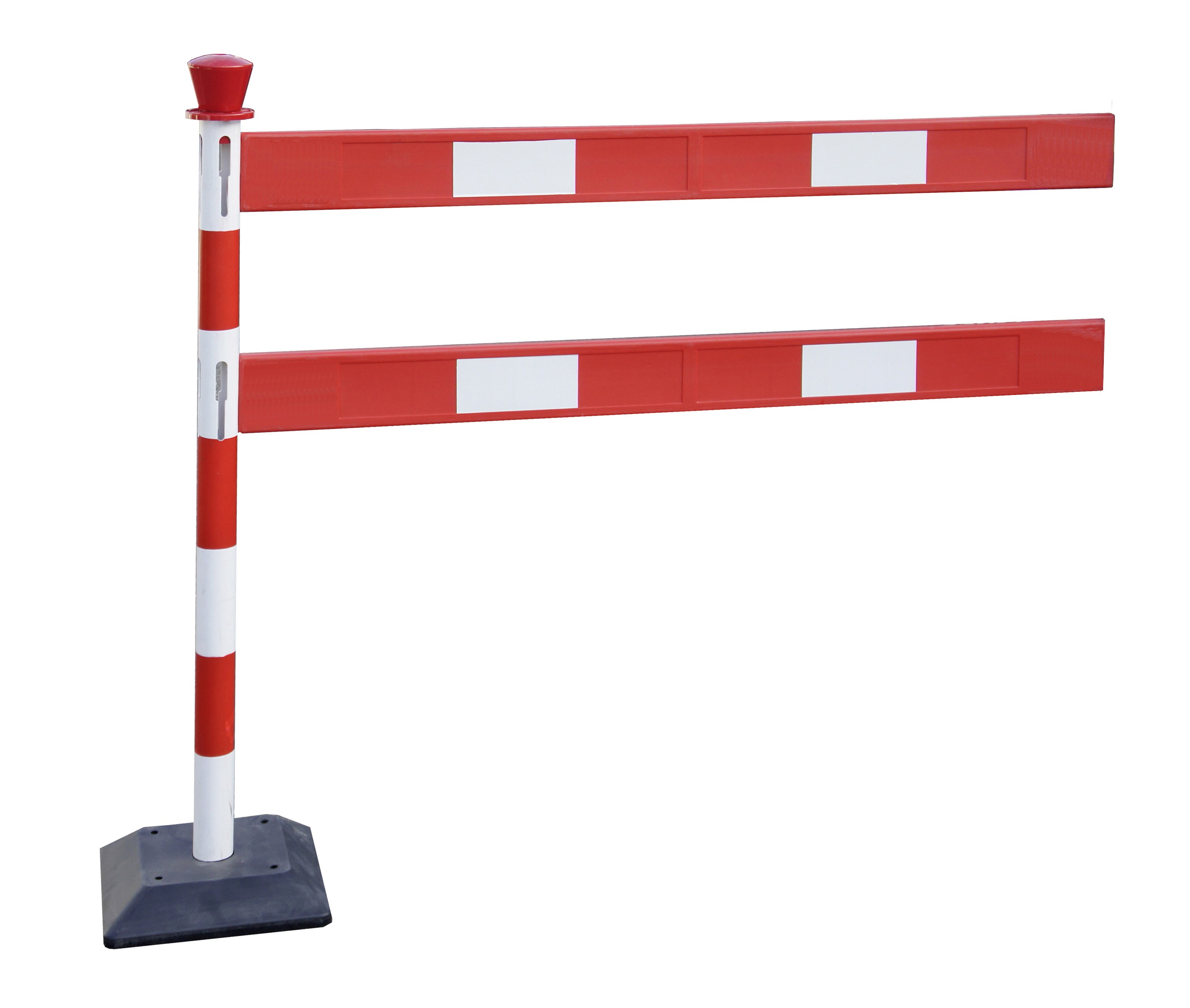 ABS bollard kit with barrier