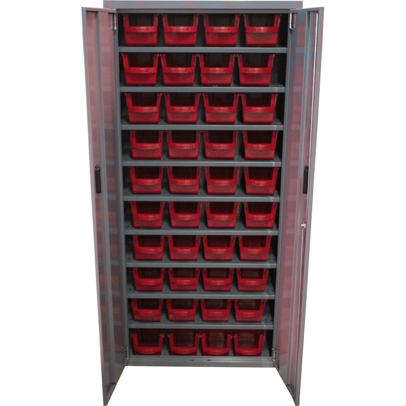 Storage cabinet with bins and doors - Viso