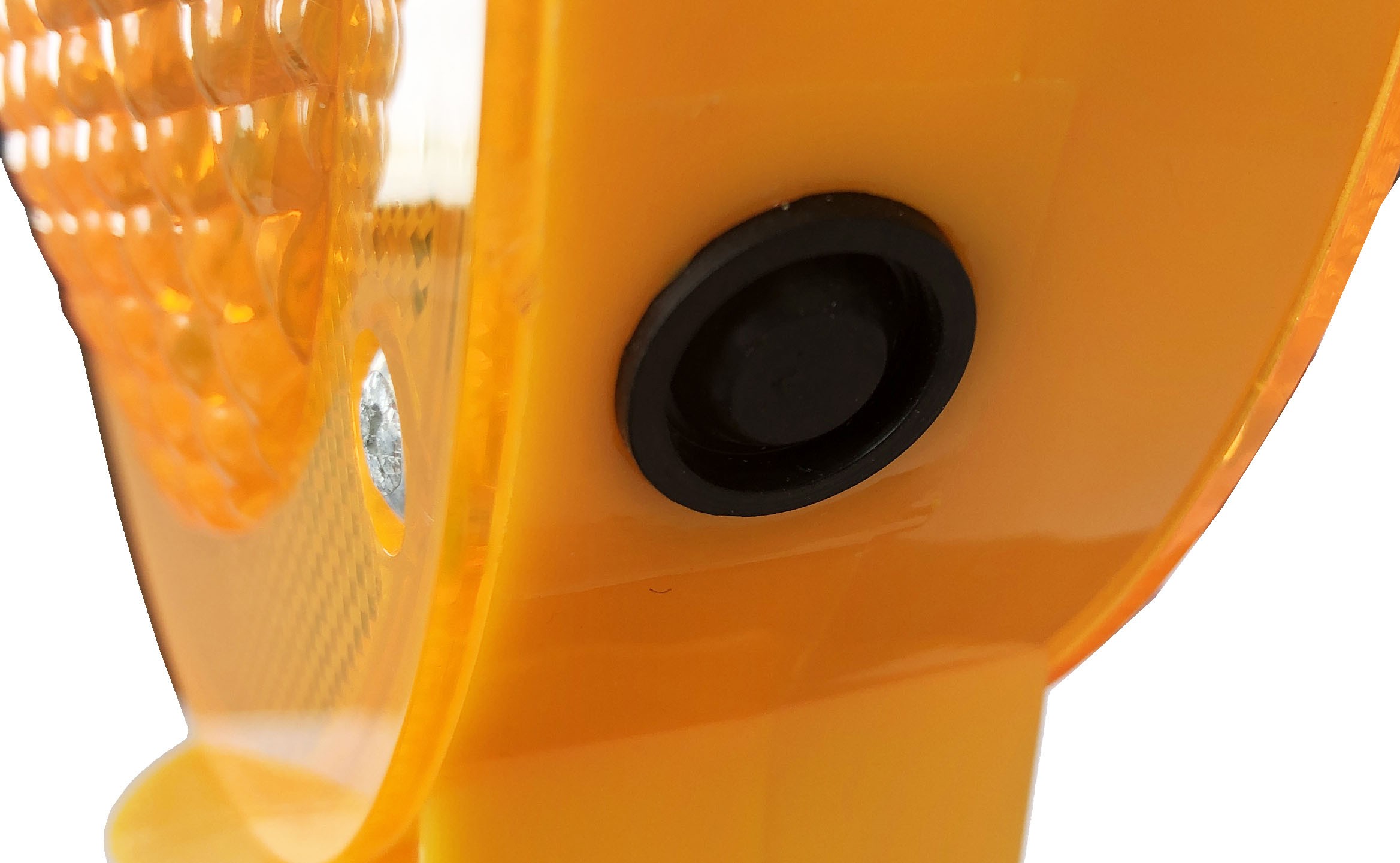 Lampe de chantier clignotante solaire à led à emboiter