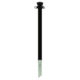 Plastic bollard for ground planting