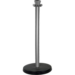 Plastic bollard with heavy base